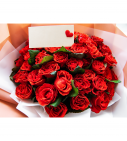 Aşkın İfadesi – Premium Kırmızı Gül Buketi | Bodrum Aynı Gün Teslim