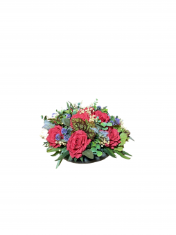 Kırmızı Gül Yapay Aranjman – Premium Masa Dekoru | Selin Çiçek